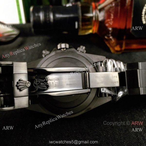 New Daytona Rolex Rainbow Replica Watch All Black Limited Edition 5