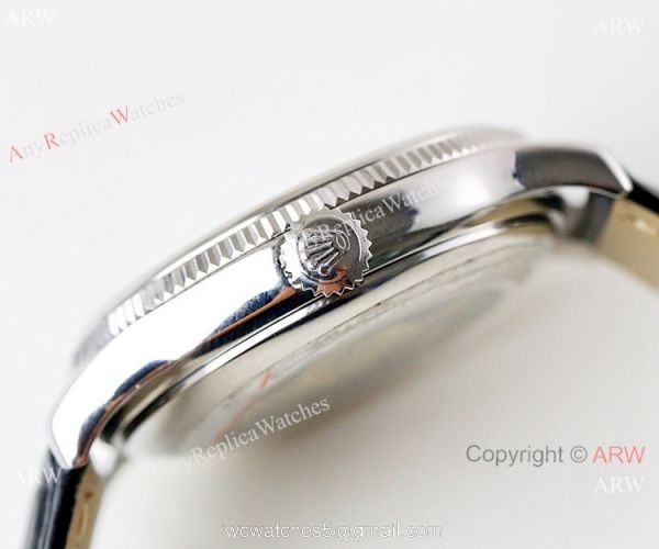 Swiss Rolex Cellini Moonphase Replica Stainless Steel Watches 5