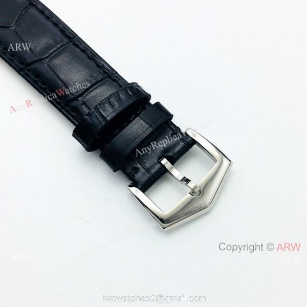 Super Clone Patek Philippe Calatrava PFF V2 Cal 9015 Watch Diamond Bezel Rhodium Dial 5