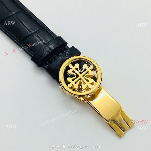 PPF Swiss Patek Philippe Annual Calendar Complications watch Gold and White 5
