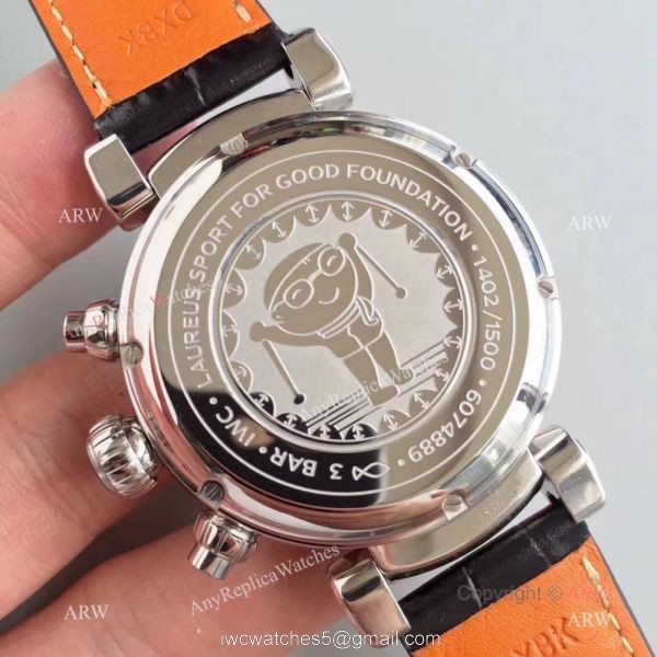 Swiss Grade Clone Da Vinci Chronorgaph 7750 Watch SS Blue Dial 5