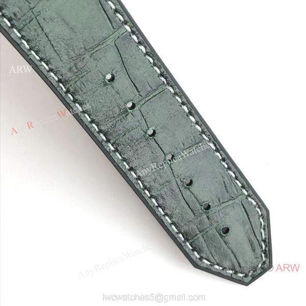 Replica Swiss Hublot Classic Fusion Titanium Watch Green Dial 5