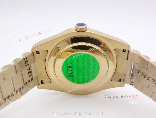 New High Quality Replica Rolex Day-Date President Band Gold Dial 40mm Watch 5