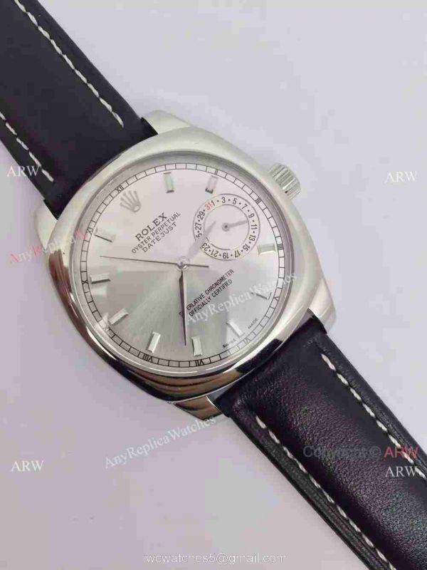 Replica Rolex Cellini Silver Dial Watch Swiss Grade Replica Watch 5