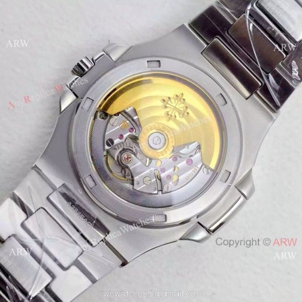 Swiss 324SC Patek Philippe Blue Face SS Watch 5