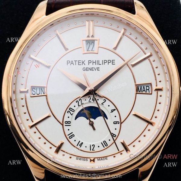 PPF Factory Patek Philippe Annual Calendar Rose Gold watch Swiss Grade 1 5