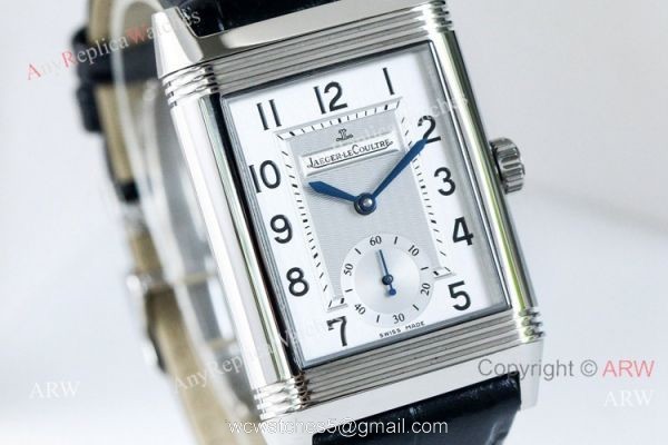 AN Factory Swiss Grade Copy Jaeger-LeCoultre Q2788520 Reverso Duoface Watch SS White Face 5