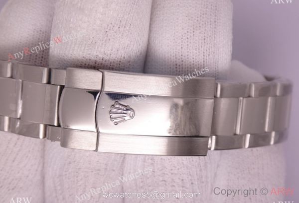 New Rolex Oyster Perpetual New Gray Dial Stainless Steel Replica Watch 5