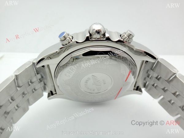 Breitling Chronomat B01 Stainless Steel Replica Watch Gray Dial 5