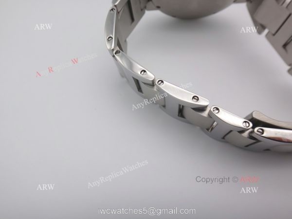 42mm Cartier Ballon Bleu Copy Watch Silver Steel QUARTZ Movement 5
