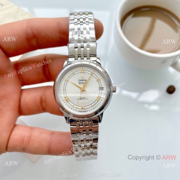 Clone Omega De Ville Prestige Lady Watches Stainless Steel 32mm 5