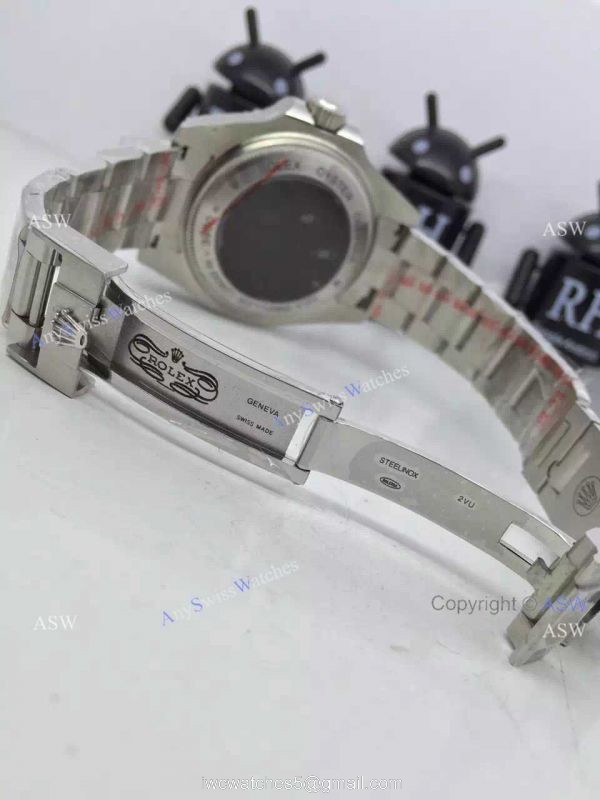 NEW UPGRADED Copy Swiss Rolex Deepsea Sea-Dweller Watch SS Black 44mm 5