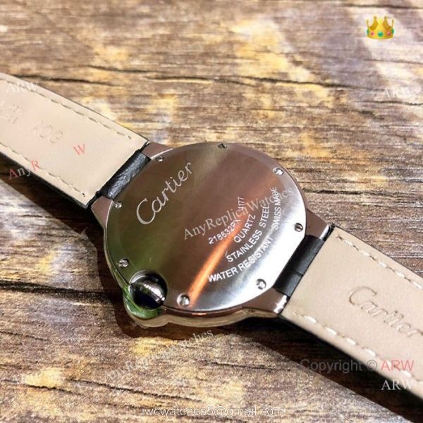 Copy Ballon Bleu de Cartier Watch Lady 36mm Diamond Bezel 5