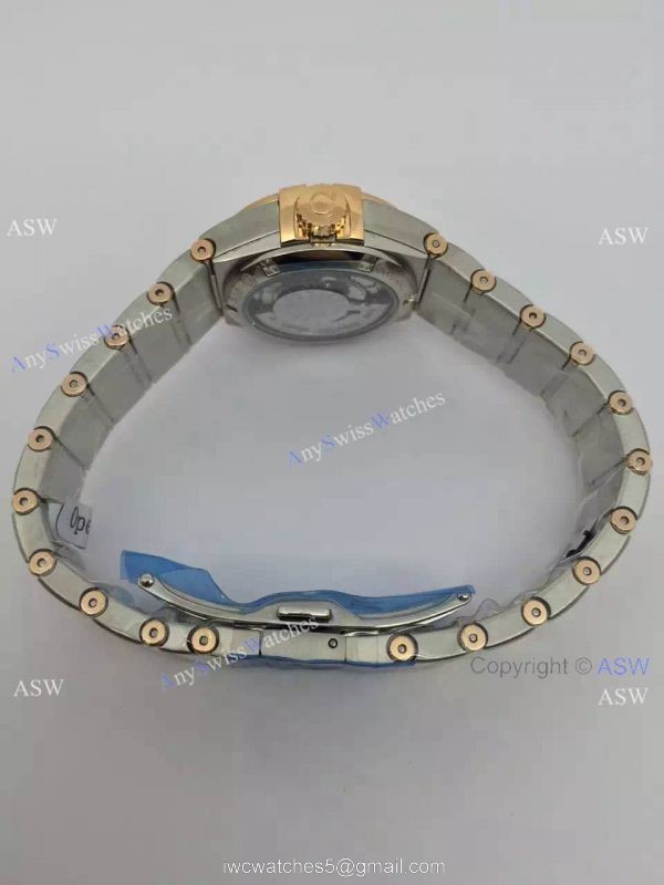 Replica Swiss Omega Constellation Watch Diamond Dial 5