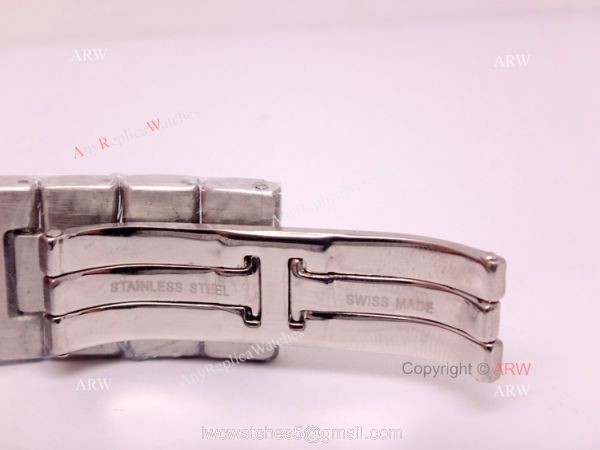 Replica 2-Tone Cartier Santos Mens Quartz Watch 29.5mm 5