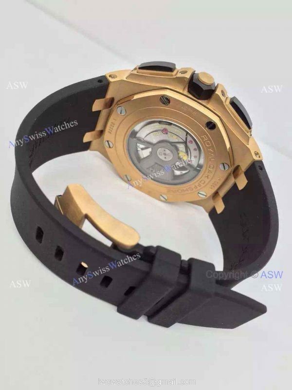 Swiss Audemars Piguet Royal Oak Offshore EARRICHELLO Replica Watch ROSE GOLD 5