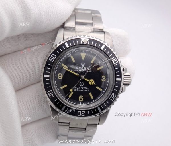 Rolex Submariner Stainless Steel Black Watch Rolex Vintage Replica 5