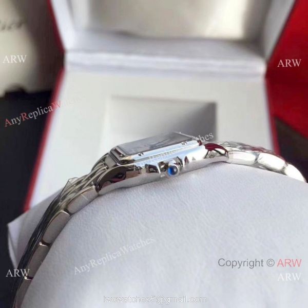 Fake Panthere De Cartier SS Diamond Watch Ladies 22mm 5
