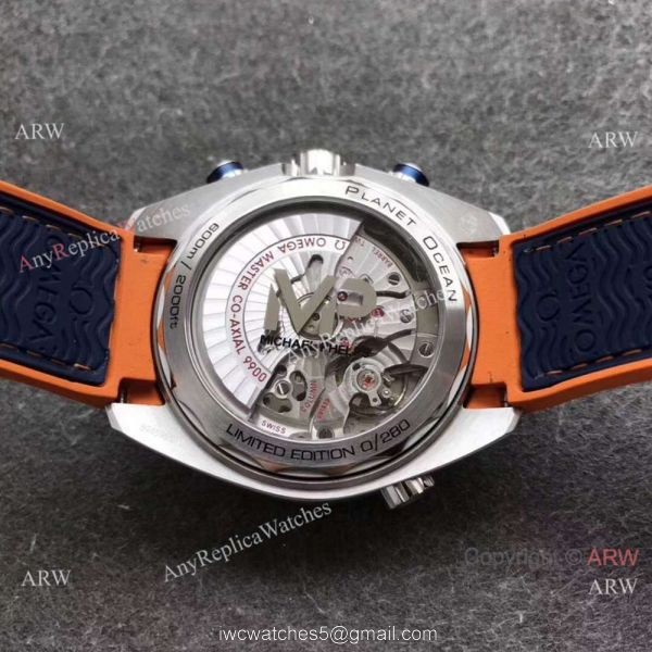 (OM) Swiss Grade Copy Omega Seamaster 9900 Blue Ceramic Bezel Watch 5
