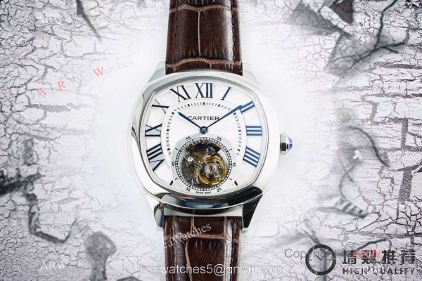 Fake Swiss Cartier Drive de 9452 MC Watch White Dial 5