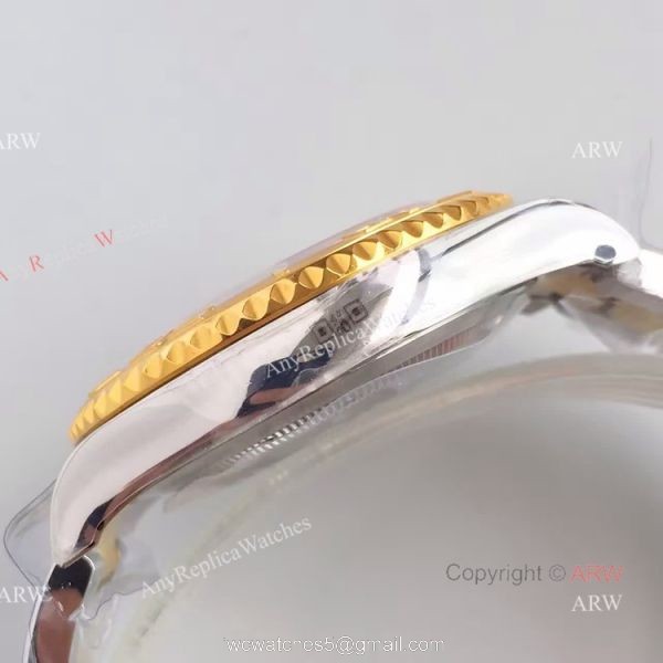 Swiss Copy Rolex Yacht-master 2836 Watch 2-Tone Gray Face 5