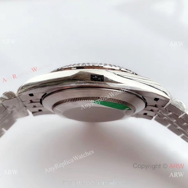NEW Upgraded Replica Rolex Datejust II 41mm SS Grey Dial w/ Diamond Watch V3 Version 5
