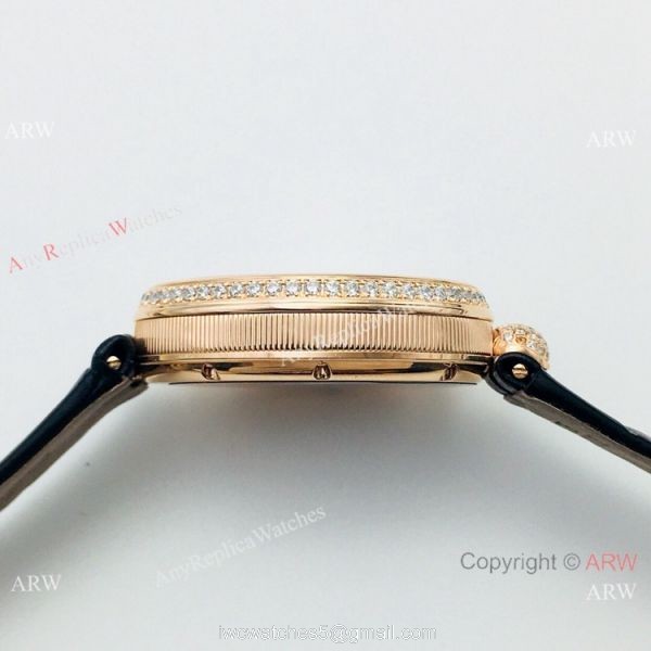 Swiss 1:1 Replica Breguet Reine De Naples Iced Out Watch Ladies 5