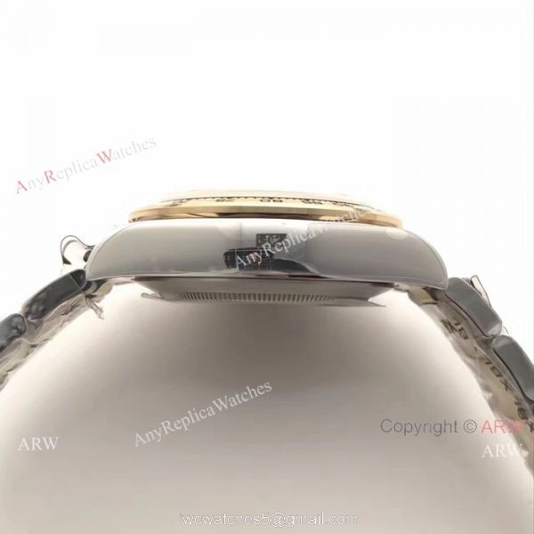 JF Swiss Grade 7750 Rolex Daytona 2-Tone Watch Gold Face Black Subdials 5