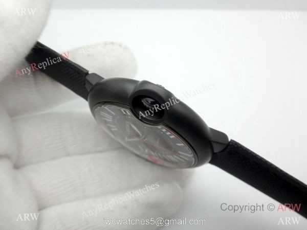 Cartier Ballon Bleu Black ADLC Case Wristwatch Newest Replica 5