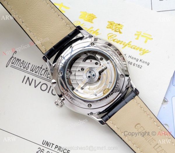 Jaeger-LeCoultre Master Ultra Thin Reserve de Marche Watches Diamond Bezel Blue Dial 5