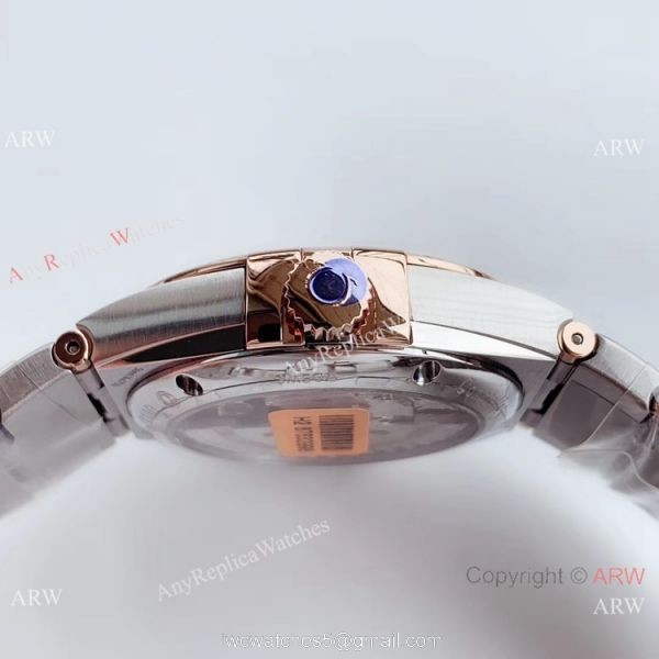 Omega Constellation Co-Axial 38mm Two Tone Rose Gold Watch VSF Asia 8500 5
