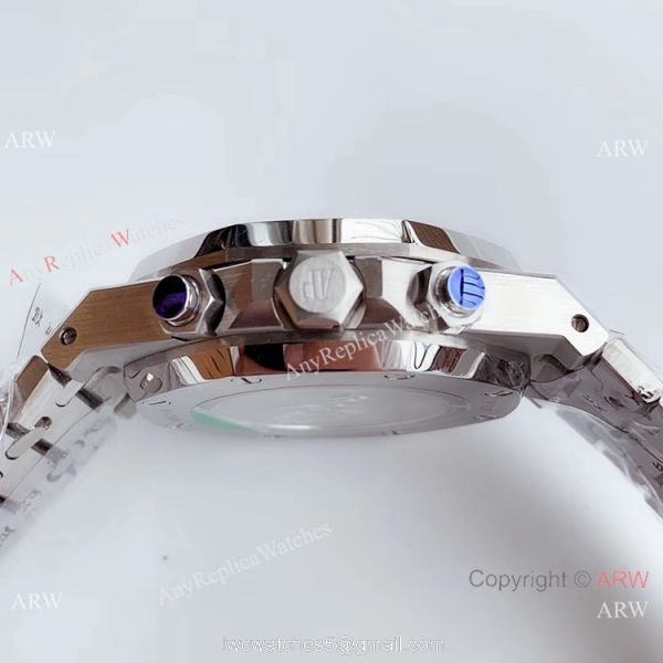 Swiss Grade 1 Copy Audemars Piguet Royal Oak Chronograph 41mm Watch Gray Face 5
