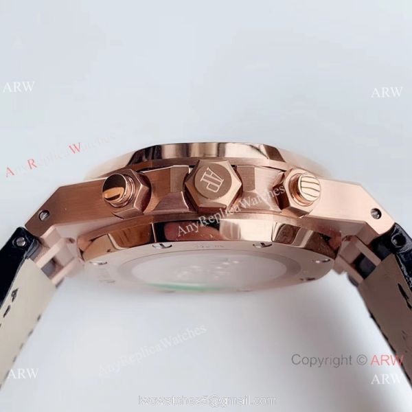 BF Swiss Audemars Piguet Royal Oak 26331OR Rose Gold Black Watch Super Clone 5