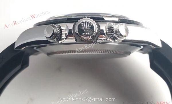 AR Factory Daytona 4130 904L Steel Black Ceramic Watch 1:1 Replica 5