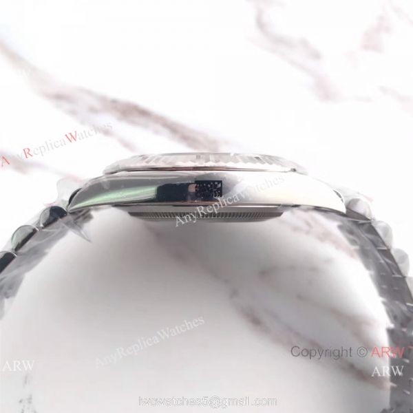 (EW) Swiss ETA3235 ROLEX Datejust II Grey Rhodium Face 41mm Watch 5