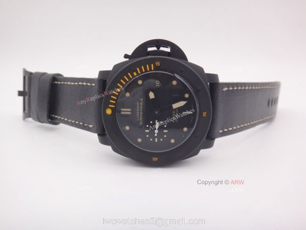 Panerai Luminor Submersible Ceramica PAM508 Replica Watch Brown Markers 5