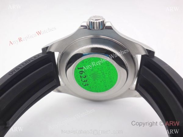Copy Rolex Yachtmaster Watch SS Case Rubber Watch 5