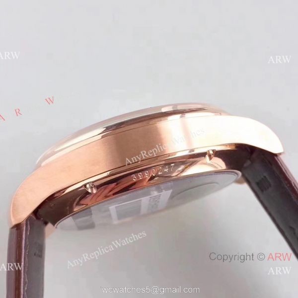 New SWISS Copy IWC Annual Calendar Automatic Watch Rose Gold 5