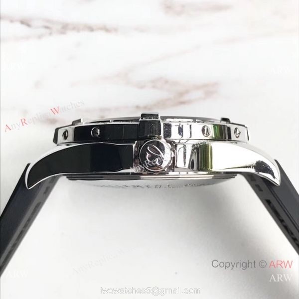 Swiss Replica Breitling Colt Automatic 500m Chronometre SS Black Face Watch 5