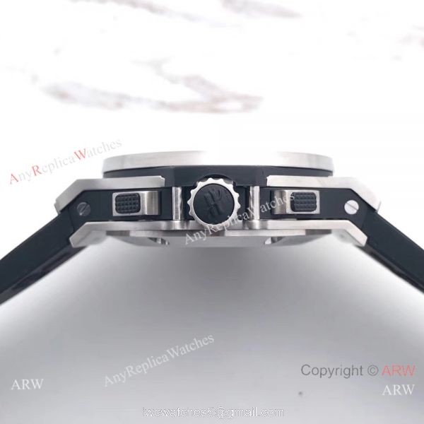 New Replica Hublot Big Bang 44mm Watch SS Black Dial 4100 Swiss Grade 5