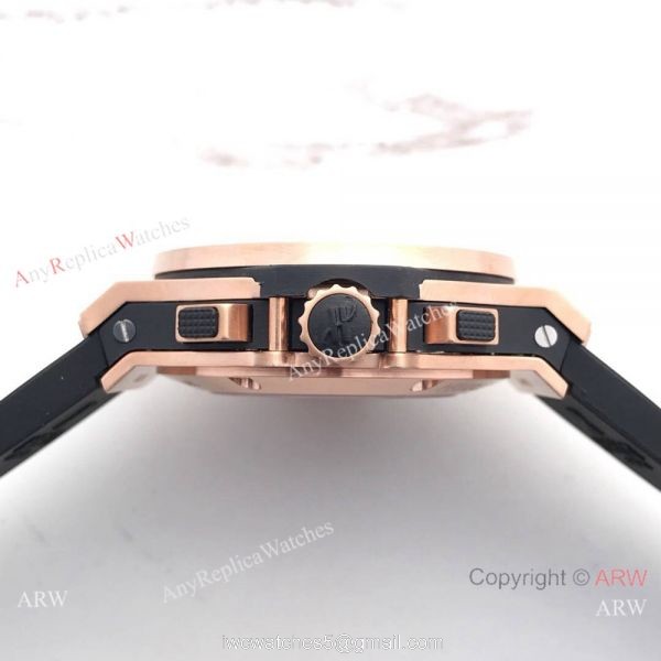 Fake Hublot Big Bang Rose Gold Chronograph Watch SWISS 4100 5