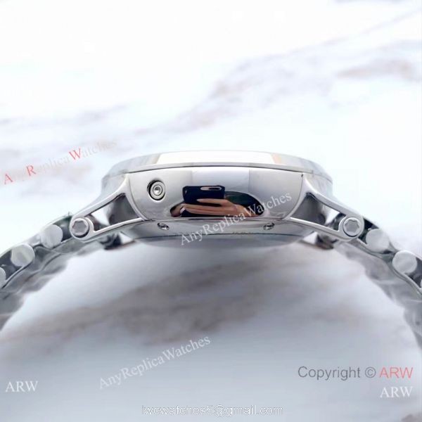 Swiss Mont blanc Knock off Timewalker Stainless Steel Black Watch Red 50 on Dial 5