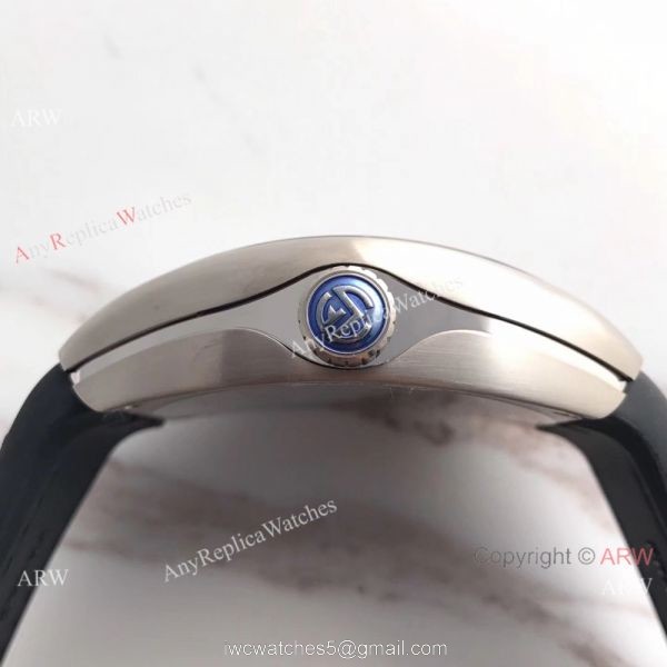 Swiss 1:1 Replica Franck Muller V45 Titanium Black Gummy Strap Watch 45mm 5