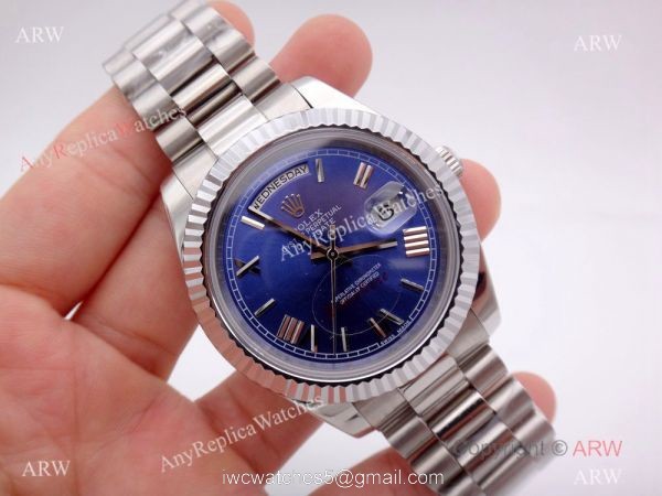 High Quality Replica Rolex Day-Date New Faceted Roman Numerals 5