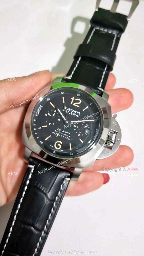 Copy AM365 Panerai Luminor Equation SS Orange Number Watch 5