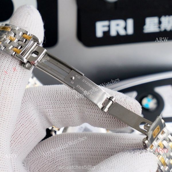 AAA Replica Omega Lady De Ville Watches 2-Tone Sapphire Crystal 5