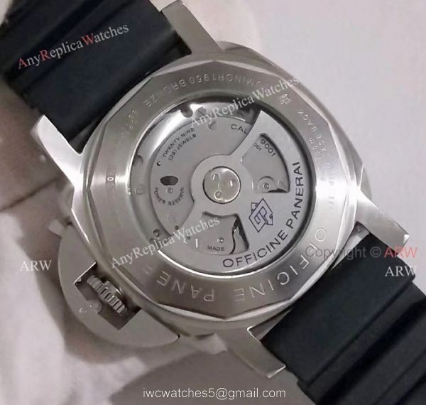 Swiss Replica Panerai Submersible Luminor GMT Pole 2 Pole Watch 47mm 5
