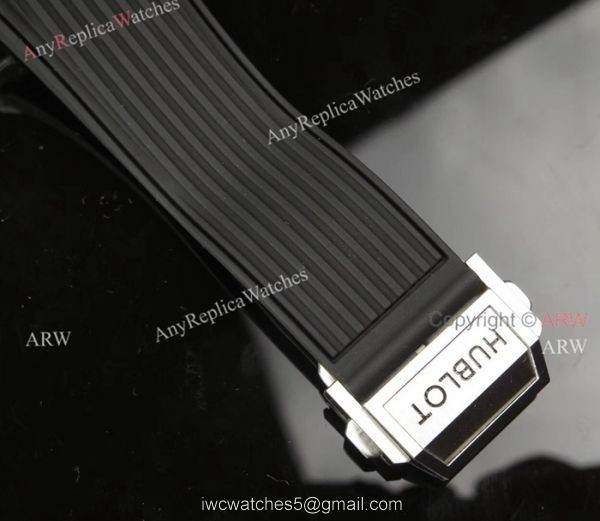 Swiss 7750 Replica Hublot Big Bang Unico Sapphire Black Rubber Band Diamond Bezel Big Band Watch 5