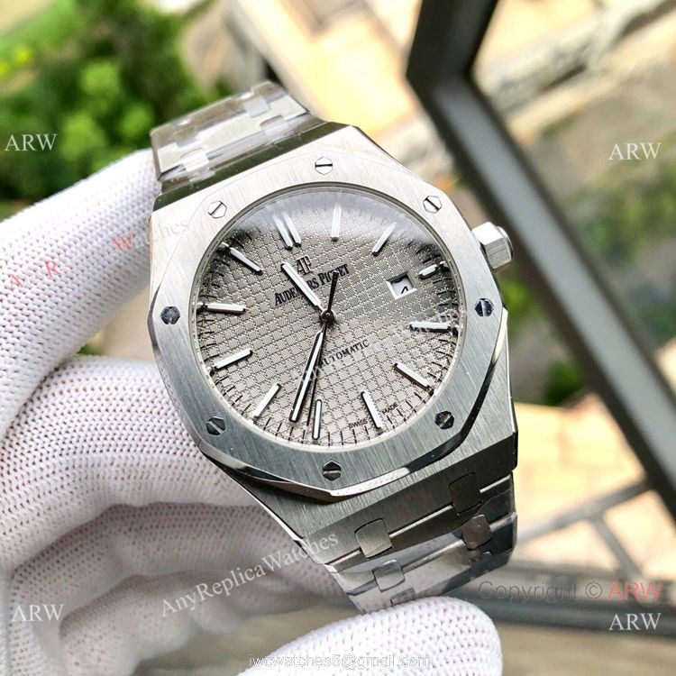 Audemars Piguet Royal Oak Rose Gold Blue Face Watches Low Price 5
