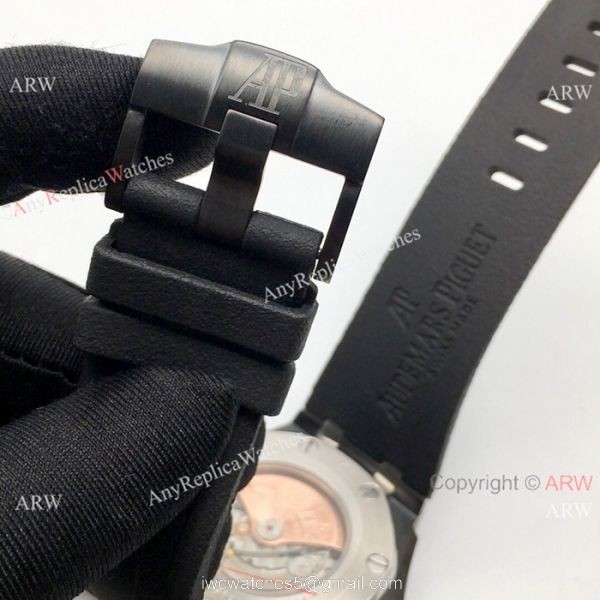 Fake Audemars Piguet Royal Oak Offshore Diver Men Watches All Black 42mm 5